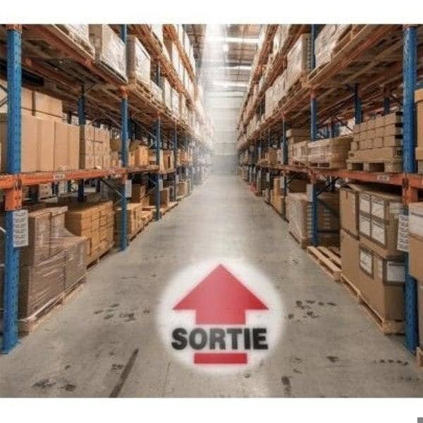 Accuform Exit Sign, Cast Aluminum, 12 in W, 6.5 in H FRVPL906 - main